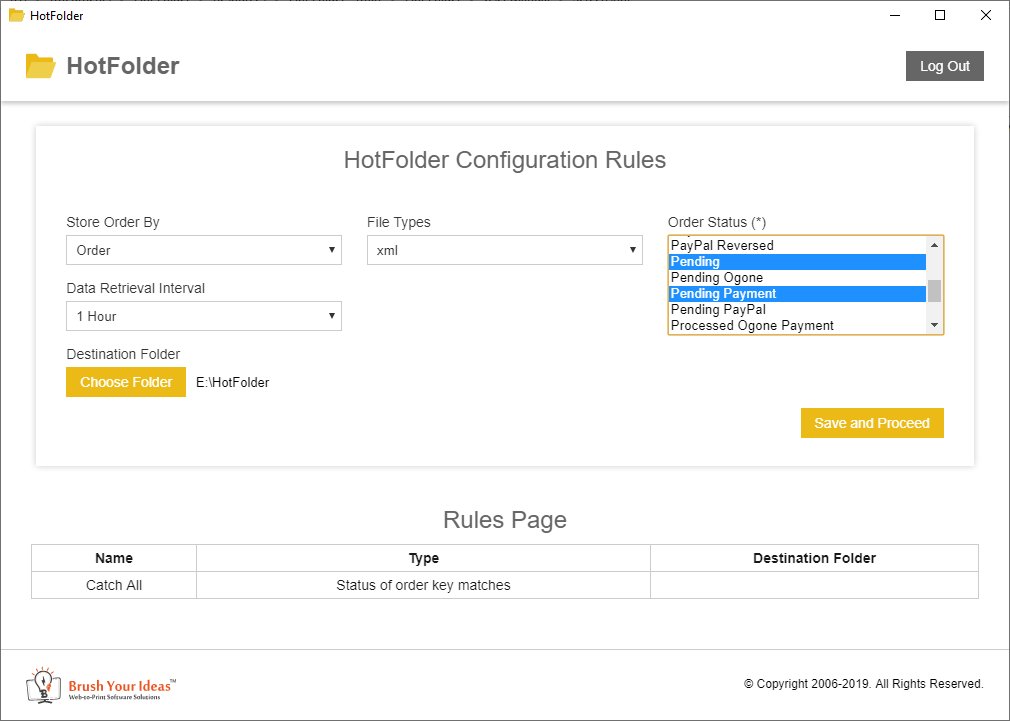 Configuration Module_Order Status