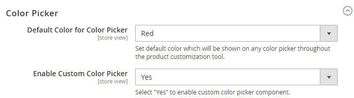Enable Custom Color