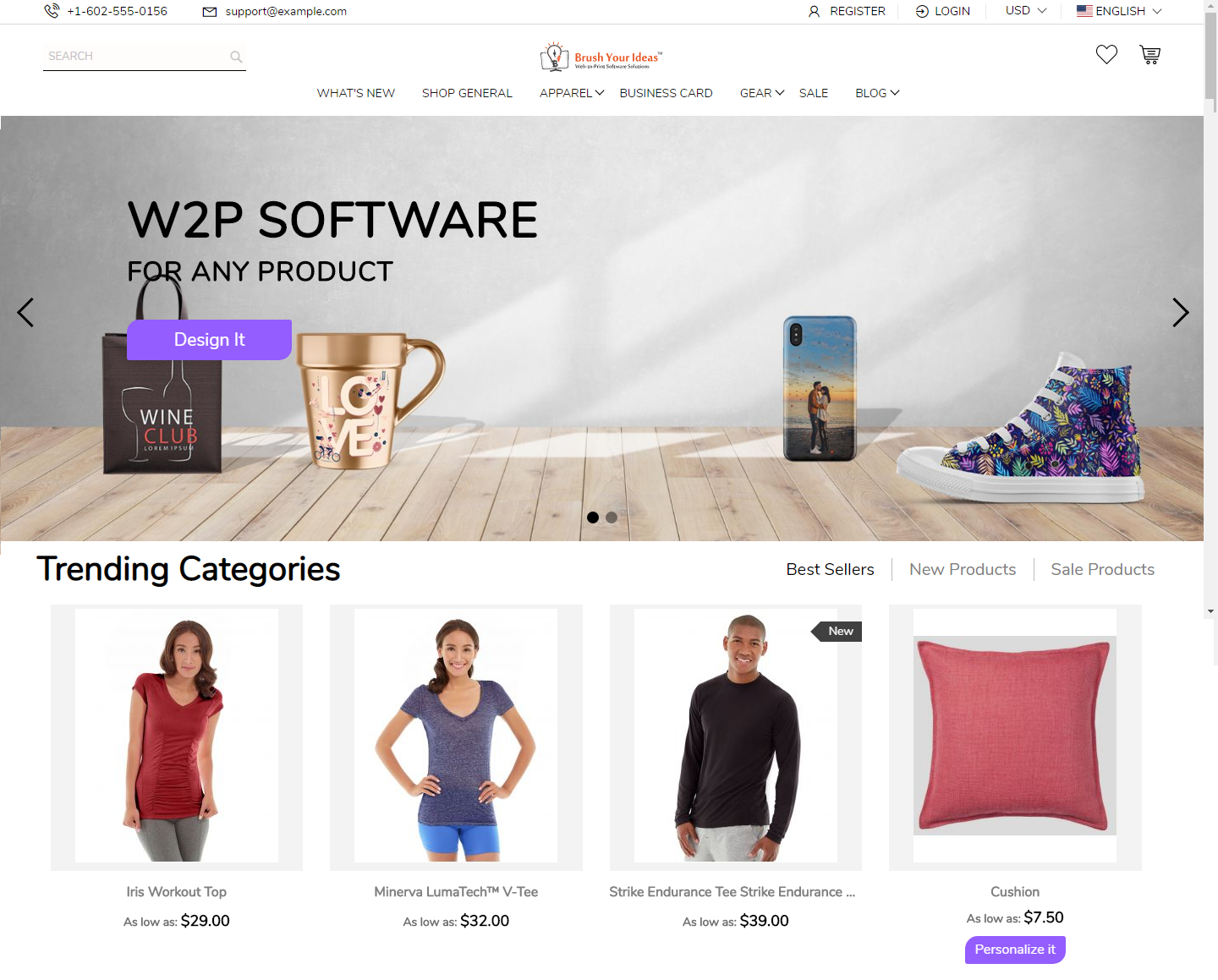 Web Store (Frontend View)