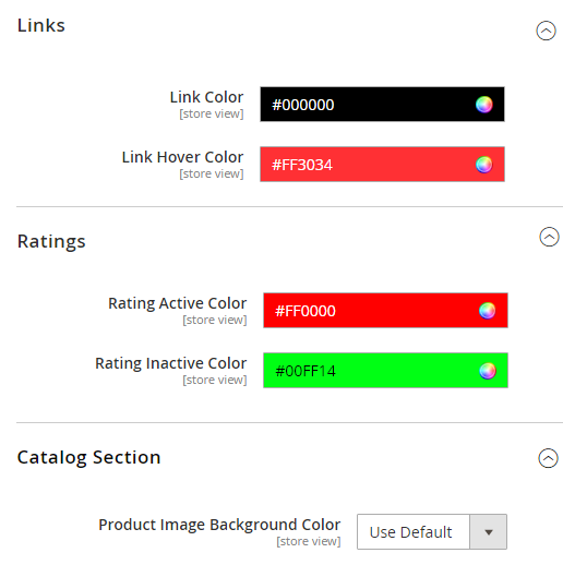 Link, Ratings & Catalog