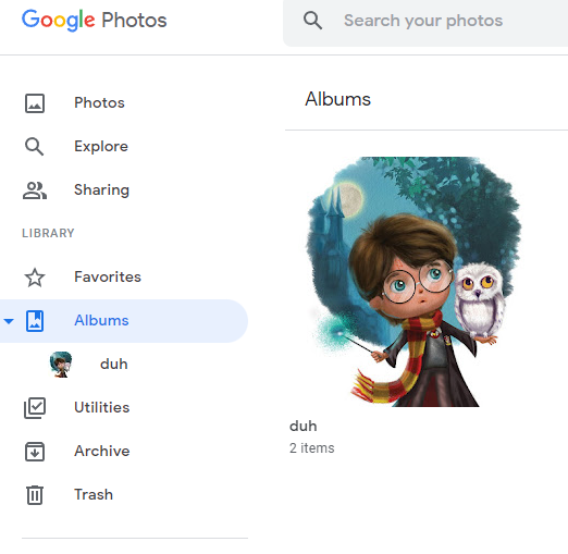 5. Google Photos Album
