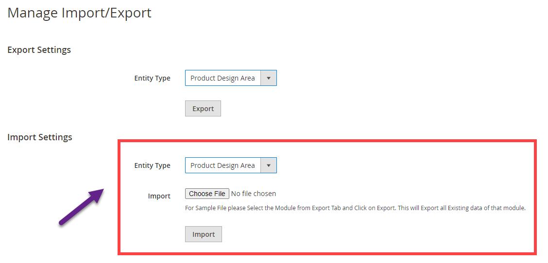 Manage Import Export-4